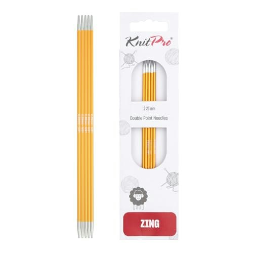 KnitPro Zing 6-inch Double Pointed Needles US 1 2.25mm: $9.49 KnitPro Zing 6-inch Double Pointed Needles US 1 2.25mm: $9.49