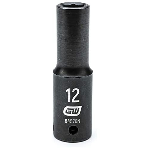 GearWrench 1/2-inch Drive 12mm 6-Point Deep Impact Socket: $8.21 GearWrench 1/2-inch Drive 12mm 6-Point Deep Impact Socket: $8.21