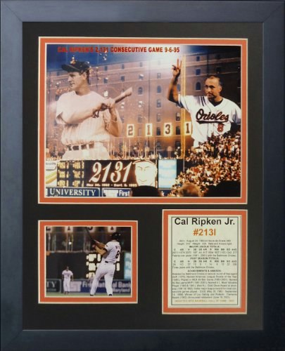 Legends Never Die Cal Ripken 11x14-Inch Framed Photo Collage: $37.08 Legends Never Die Cal Ripken 11x14-Inch Framed Photo Collage: $37.08