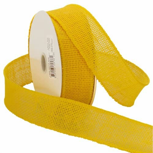 Morex 1.5-Inch x 10-Yard Natural Burlap Wired Ribbon: $6.93 Morex 1.5-Inch x 10-Yard Natural Burlap Wired Ribbon: $6.93