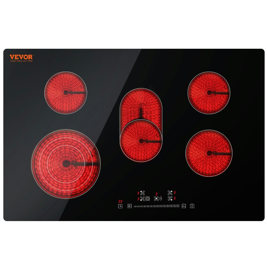 VEVOR 30" 5 Burner Electric Ceramic Cooktop: $169