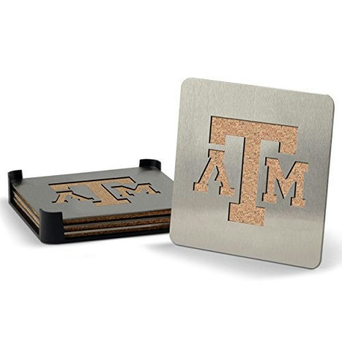 Texas A&M Aggies Stainless Steel Coaster 4-Pack: $12.55 Texas A&M Aggies Stainless Steel Coaster 4-Pack: $12.55