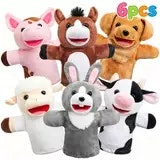 Joyfy 6-Piece Kids Hand Puppet Set Toddler Plush Toy for $30 + free shipping w/ $35