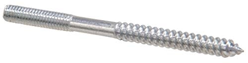 Hillman 3/8-16 x 4-Inch Zinc-Plated Carbon Steel Hanger Bolts: $26.87