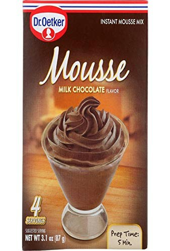 Oetker Milk Chocolate Mousse 3.1-oz.: $4.55 Oetker Milk Chocolate Mousse 3.1-oz.: $4.55