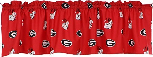 College Covers Georgia Bulldogs Printed Curtain Valance 84" x 15": $18.18