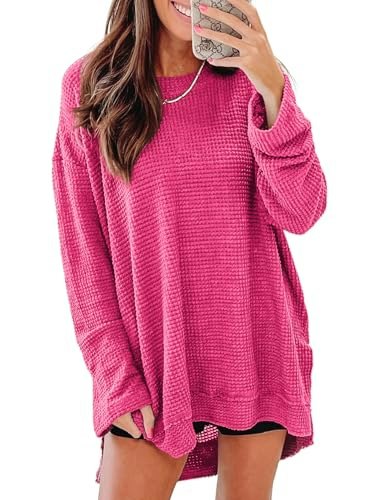 Shewin Women's Oversized Crewneck Sweatshirt: $16.98
