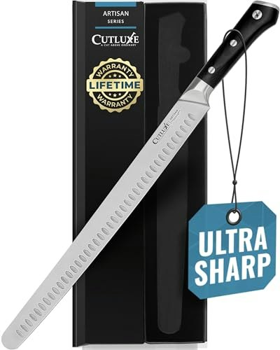 Cutluxe 14-inch Slicing Carving Knife: $47.98 Cutluxe 14-inch Slicing Carving Knife: $47.98