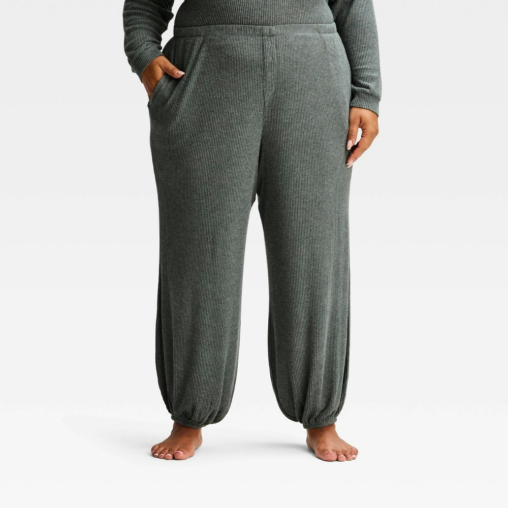 Auden Women's Ribbed Balloon Jogger Pants: $25 Auden Women's Ribbed Balloon Jogger Pants: $25
