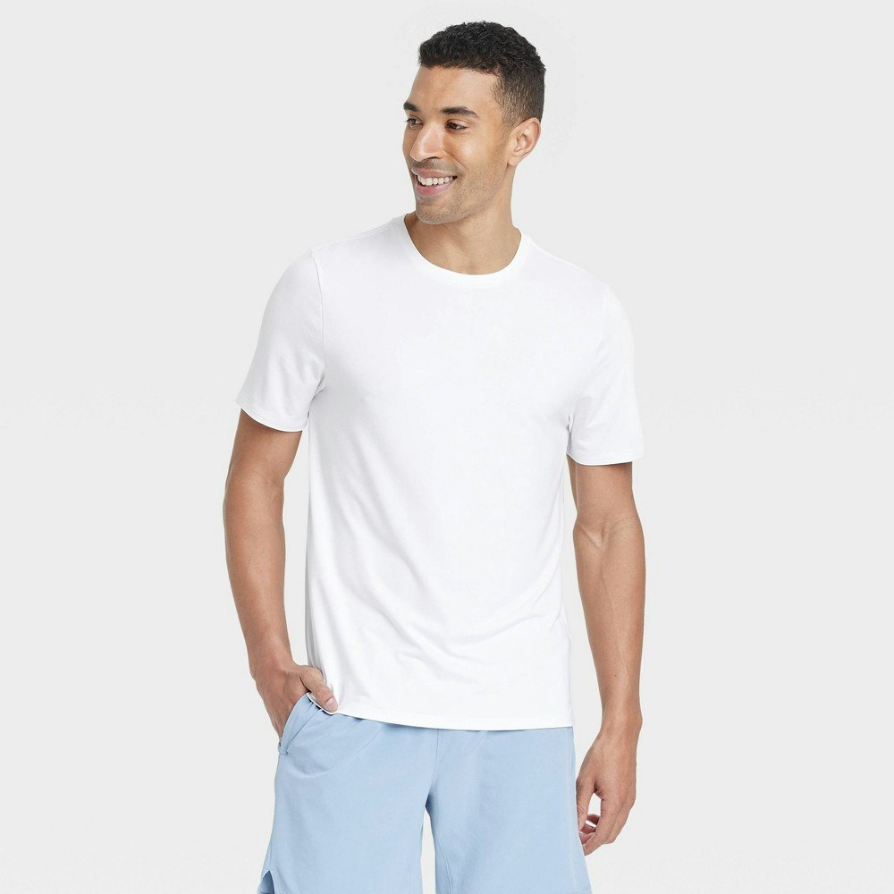 All in Motion Men's Short Sleeve Performance T-Shirt: $15 All in Motion Men's Short Sleeve Performance T-Shirt: $15