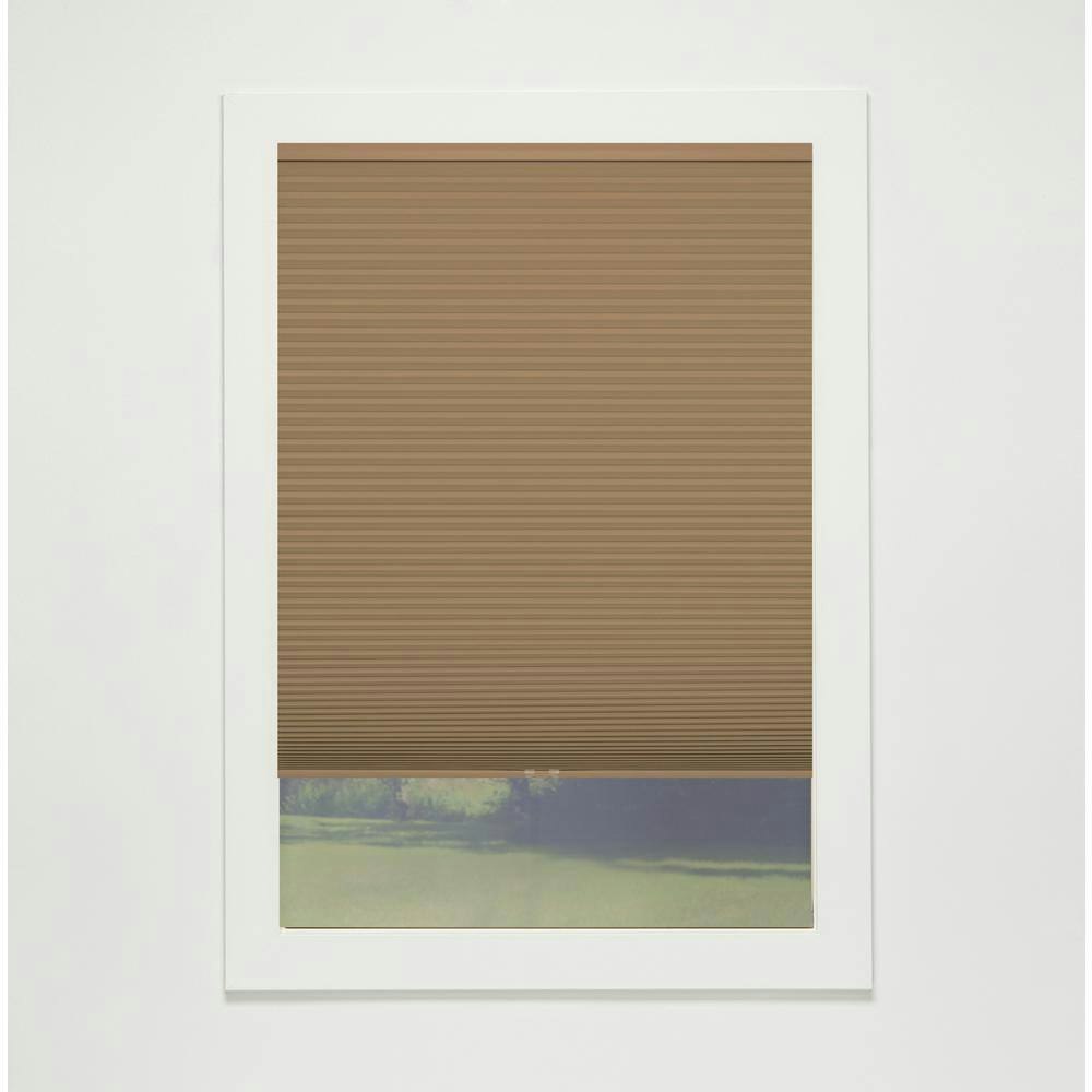 Latte Cordless Blackout Eco Polyester Honeycomb Cellular Shade 28" x 64": $51.75 Latte Cordless Blackout Eco Polyester Honeycomb Cellular Shade 28" x 64": $51.75