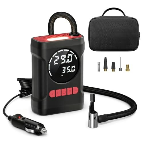 Rocgorld R6 12V Portable Tire Inflator: $19.98 Rocgorld R6 12V Portable Tire Inflator: $19.98