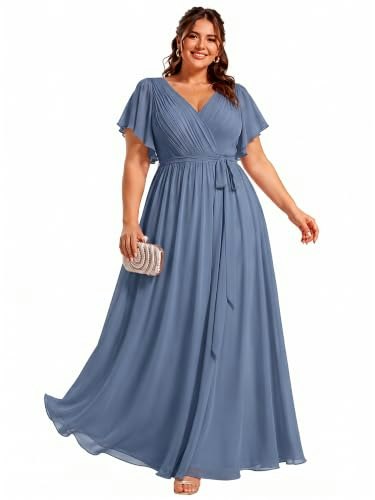Ever-Pretty Plus Women's Chiffon Formal Maxi Dress: $76.49 Ever-Pretty Plus Women's Chiffon Formal Maxi Dress: $76.49