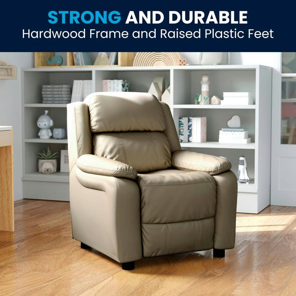 Deluxe Padded Kids Recliner with Storage Arms: $193.79 Deluxe Padded Kids Recliner with Storage Arms: $193.79