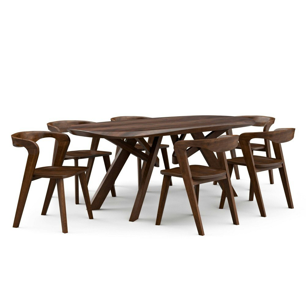 Furniture of America Shelun 7-Piece Oval Dining Set: $6,259.99