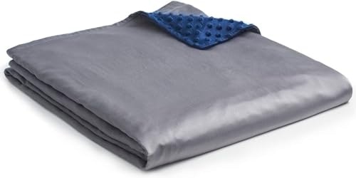 YnM 48"x72" Dual-Sided Cooling Rayon and Velvet Weighted Blanket Cover: $29.65 YnM 48"x72" Dual-Sided Cooling Rayon and Velvet Weighted Blanket Cover: $29.65