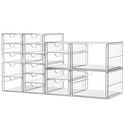 Arstpeoe 17-Drawer Acrylic Desk and Makeup Organizer: $35.99 Arstpeoe 17-Drawer Acrylic Desk and Makeup Organizer: $35.99
