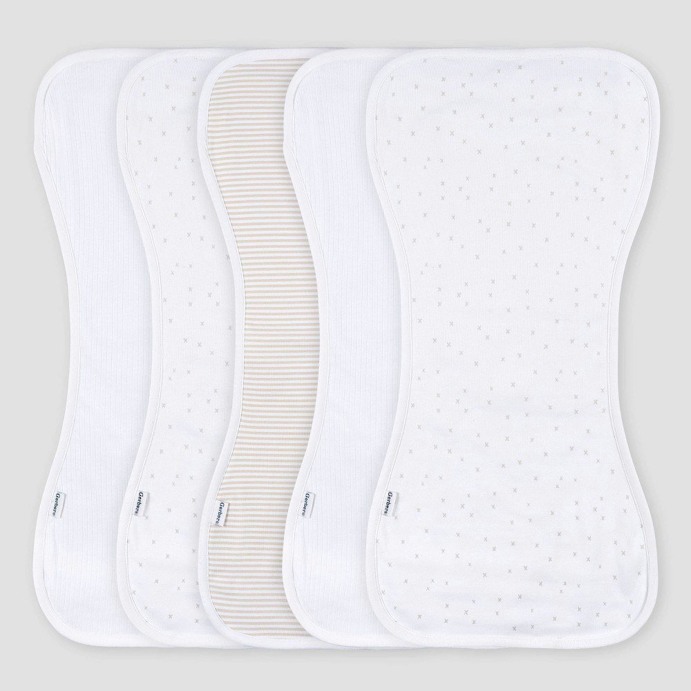 Gerber Baby Burp Cloth 5-Pack: $11 Gerber Baby Burp Cloth 5-Pack: $11