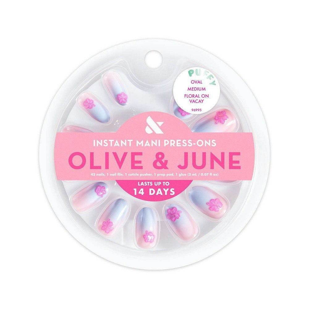 Olive & June Medium Oval Press-On Nails 42-Count: $9.99 Olive & June Medium Oval Press-On Nails 42-Count: $9.99