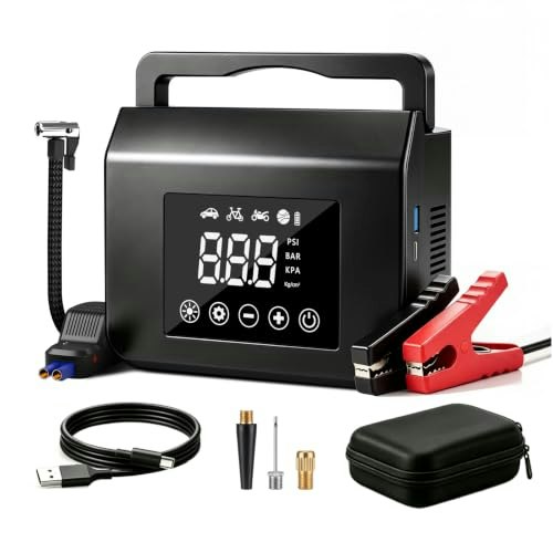 Funaurore 4,000A 150-PSI Jump Starter and Air Compressor: $49.99 Funaurore 4,000A 150-PSI Jump Starter and Air Compressor: $49.99