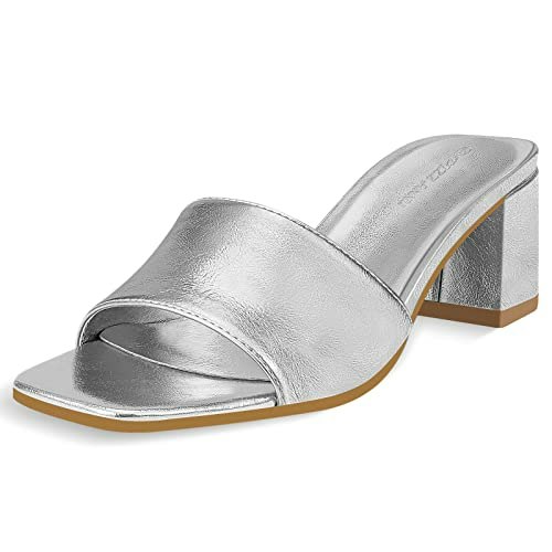Pizz Annu Women's Square Toe Low Block Heel Mules: $26.39 Pizz Annu Women's Square Toe Low Block Heel Mules: $26.39