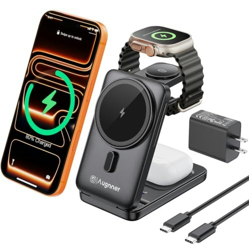 25W 3-in-1 Foldable Magnetic Wireless Charging Station: $34.99 25W 3-in-1 Foldable Magnetic Wireless Charging Station: $34.99