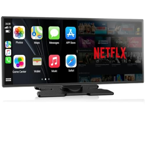 Lamtto 11" Wireless CarPlay Screen with Backup Camera: $89.99