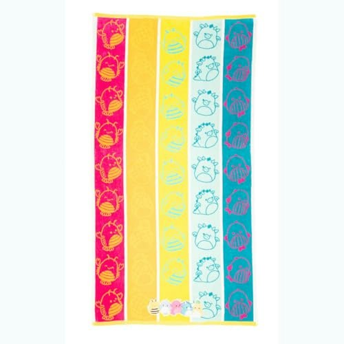 Franco Luxe 64" x 34" Squishmallows Cotton Jacquard Beach Towel: $32.33