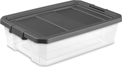 Sterilite 40-Quart Stackable Storage Bin w/ Latch Lid for $11 + free shipping w/ $35