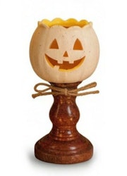 Rustic White Pumpkin Tealight Candle Holder for $13.50 + free shipping w/ Prime