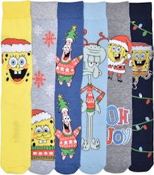 SpongeBob Men's 6-Pack Crew Socks