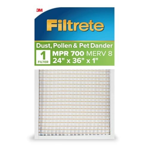 Filtrete 24x36x1 MERV 8 MPR 700 HVAC Air Filter 4-Pack: $44.10 Filtrete 24x36x1 MERV 8 MPR 700 HVAC Air Filter 4-Pack: $44.10