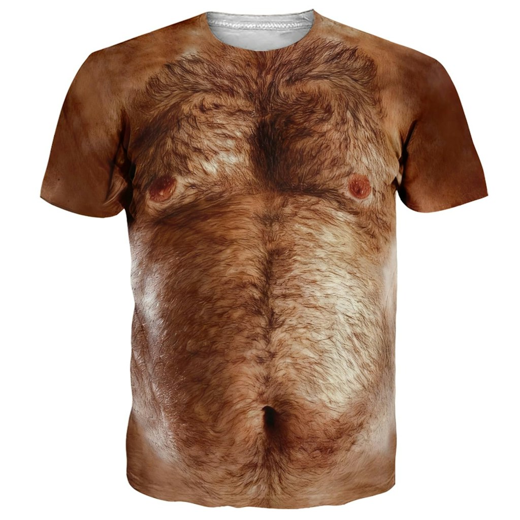Men's 3D Chest Print Crewneck T-Shirt: From $13 Men's 3D Chest Print Crewneck T-Shirt: From $13
