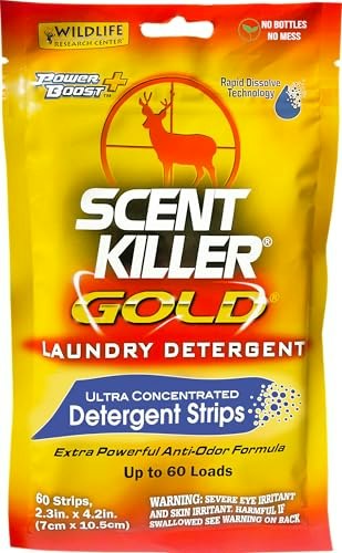 Wildlife Research Center Scent Killer Gold Detergent Strips 60-Count: $17.85 Wildlife Research Center Scent Killer Gold Detergent Strips 60-Count: $17.85