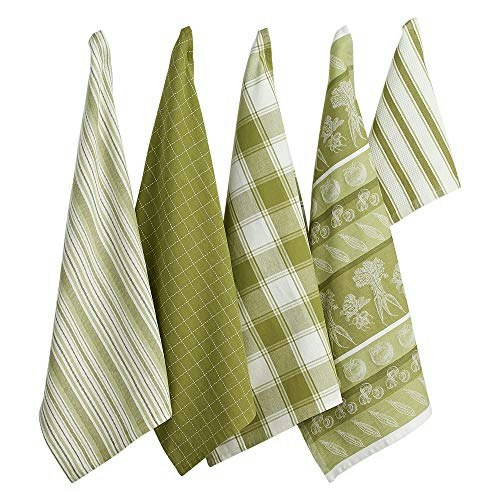 DII Kitchen Dishtowel and Dishcloth 5-Piece Set: $16.72