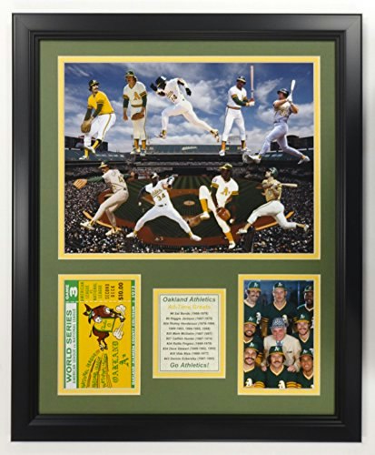 Legends Never Die Oakland Athletics All-Time Greats 18" x 22" Photo Frame: $99.95