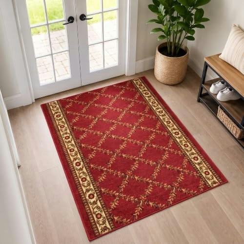 Ottomanson 31" x 5' Trellis Area Rug: $20.02 Ottomanson 31" x 5' Trellis Area Rug: $20.02