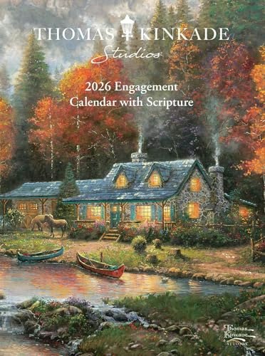 Thomas Kinkade Studios 2026 Engagement Calendar: $15.73