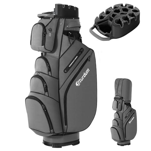 Sturdum T-Lock 14-Way Golf Cart Bag: $134.99 Sturdum T-Lock 14-Way Golf Cart Bag: $134.99