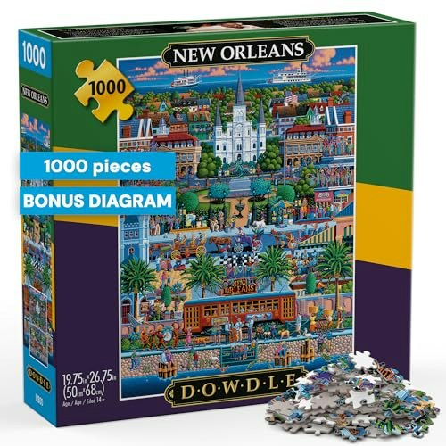 Buffalo Games Eric Dowdle New Orleans 1,000-Piece Puzzle: $17.56 Buffalo Games Eric Dowdle New Orleans 1,000-Piece Puzzle: $17.56