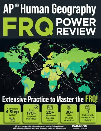 AP Human Geography FRQ Power Review: $16.57 AP Human Geography FRQ Power Review: $16.57