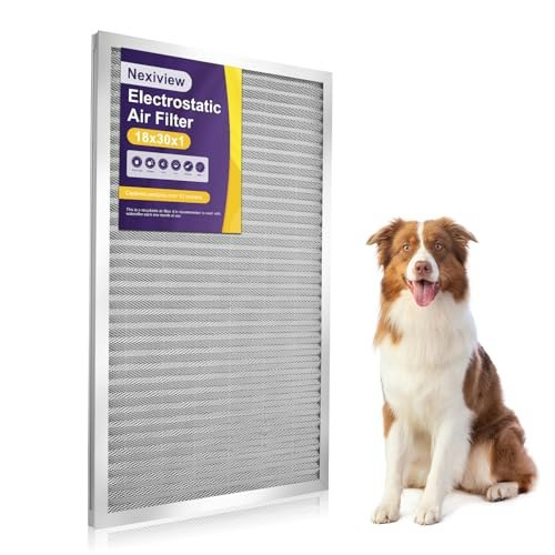 Nexiview 18x30x1 MERV 8 Washable Electrostatic Furnace Filter: $20.80 Nexiview 18x30x1 MERV 8 Washable Electrostatic Furnace Filter: $20.80