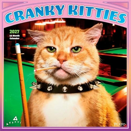 Avanti Cranky Kitties 2027 12x24-Inch Wall Calendar: $16.99 Avanti Cranky Kitties 2027 12x24-Inch Wall Calendar: $16.99