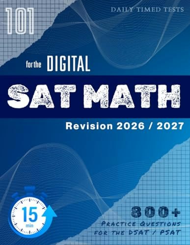 Digital SAT and PSAT Math Practice 101-Day Workbook: $16.79