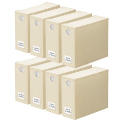 SpaceAid Foldable Bed Sheet Organizers 8-Pack for $40 + free shipping