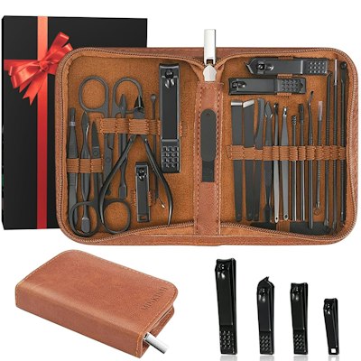 26-Piece Manicure & Pedicure Set for $9 + free shipping w/ Prime