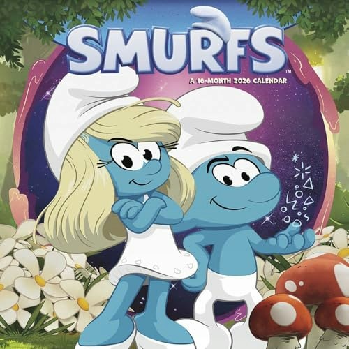 2026 Smurfs Wall Calendar: $14.99 2026 Smurfs Wall Calendar: $14.99