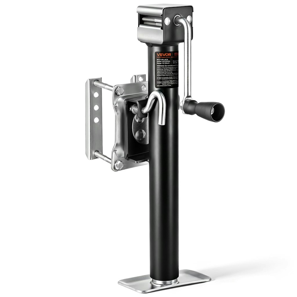 Vevor Bolt-On Trailer Jack w/ 2500-lb. Capacity: $42