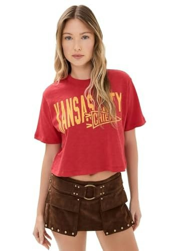 Junk Food Women's Chiefs Crop Tee: $37.55 Junk Food Women's Chiefs Crop Tee: $37.55