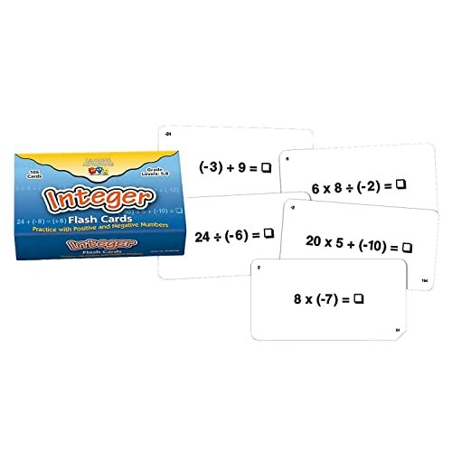 Learning Advantage Integer Flash Cards: $17.38 Learning Advantage Integer Flash Cards: $17.38